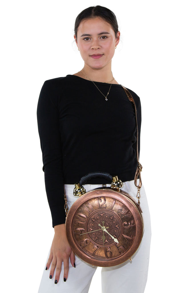 Travel clock in imitation of leather luggage – ANTORINI®